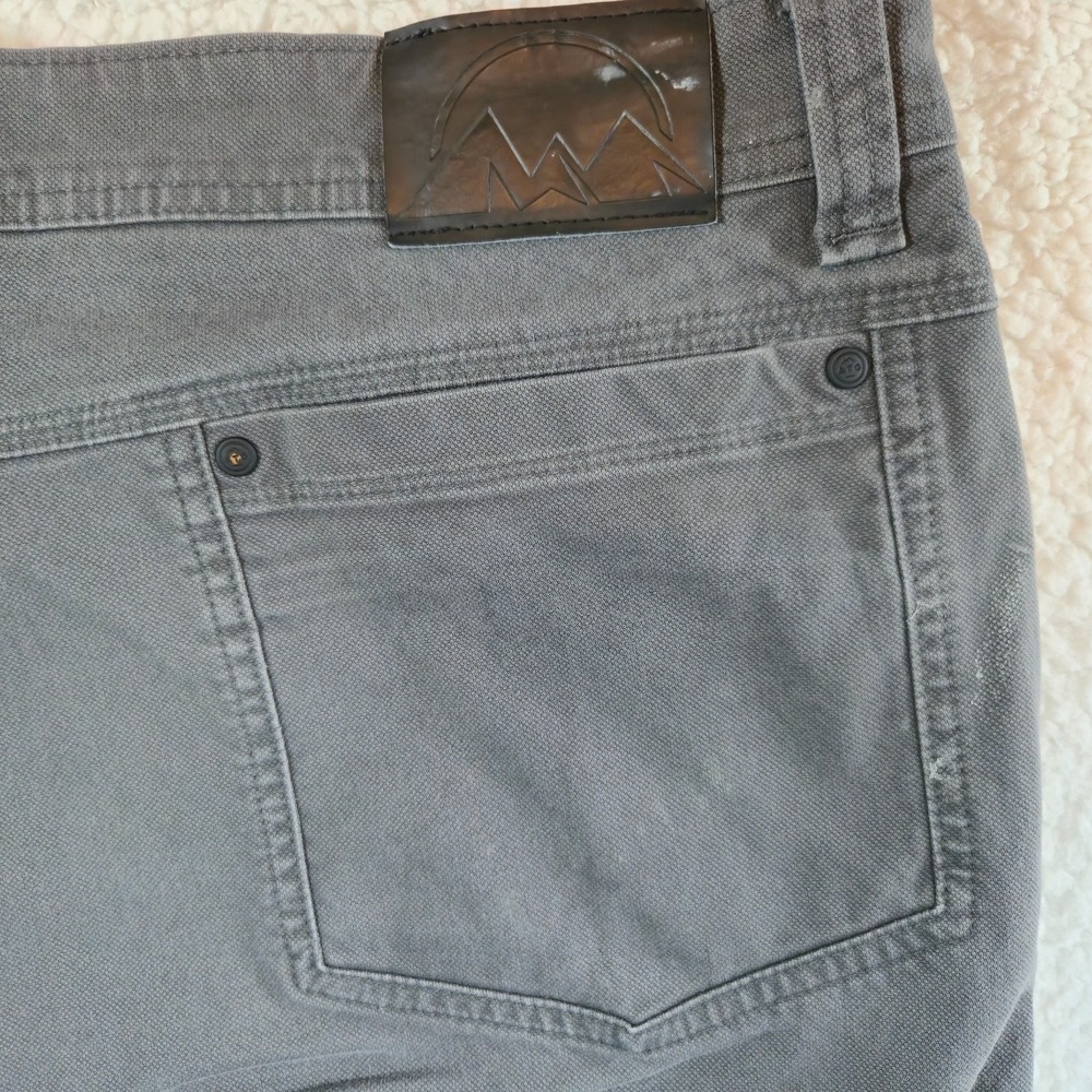 Wrangler ATG Jackson Utility Pants Mens 42x30 Gray Straight Leg Hiking Workwear - Picture 4 of 14